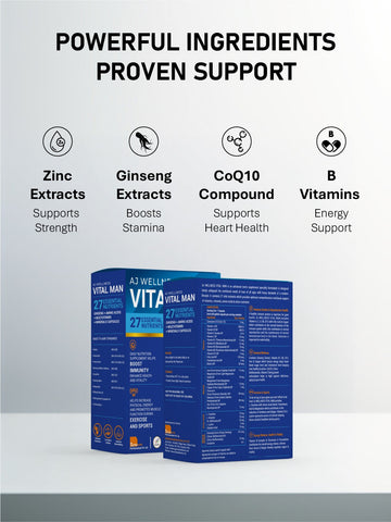 AJ Wellness Vitalman - Feel Stronger. Stay Active. Perform Better