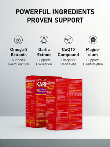 AJ wellness Kardiopro - Supplement for Daily Heart Care