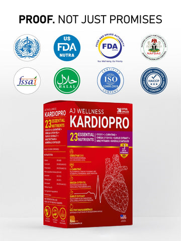 AJ wellness Kardiopro - Supplement for Daily Heart Care