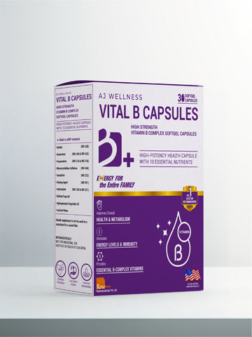 AJ Wellness Vital B PLUS - Nutrition That Helps You Stay Active