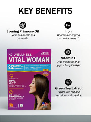 AJ Wellness Vitalwoman - Feel Balanced. Feel Strong. Every Day