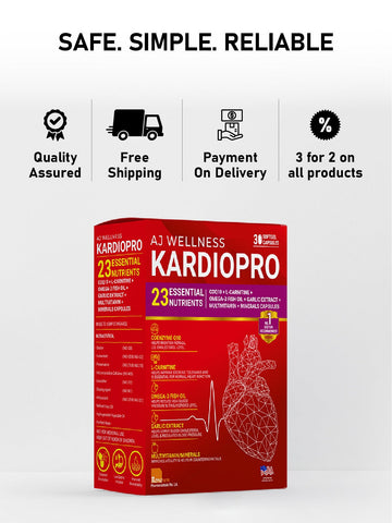 AJ wellness Kardiopro - Supplement for Daily Heart Care
